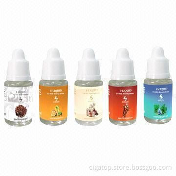 About 200 Flavor E-liquid for Electronic Cigarettes, 100% Natural Ingredients